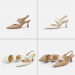 کفش پاشنه دار چرمی کد 18320 - تصویر 3